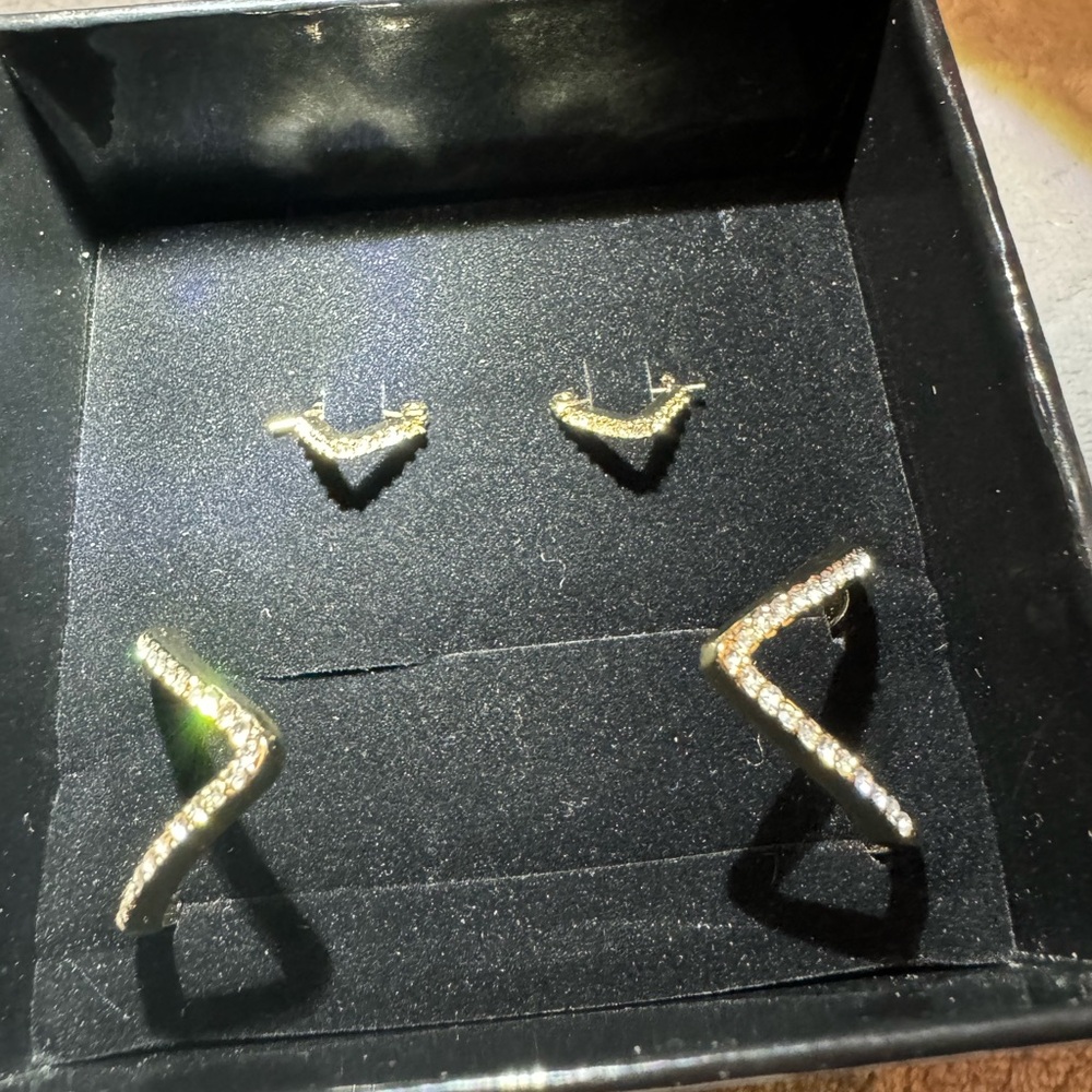 Victoria’s Secret earrings and bracelet set, and Michael Kors necklace